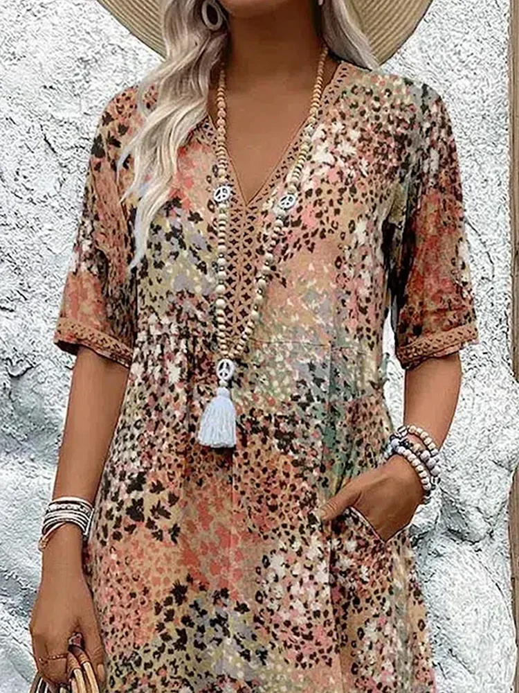 Hailey | Elegant Floral Midi Dress