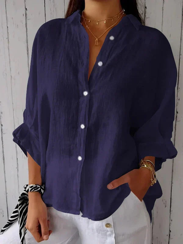 Olivia | Eternally Sophisticated Button-Up Blouse