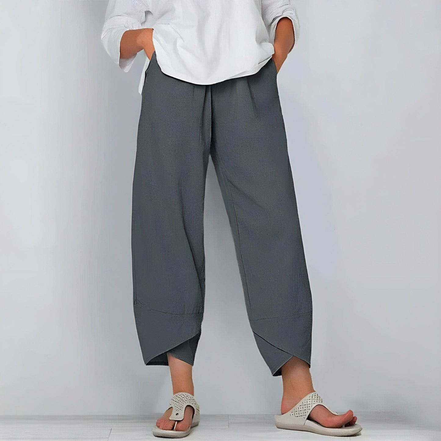 Emma | Essential Linen Slacks