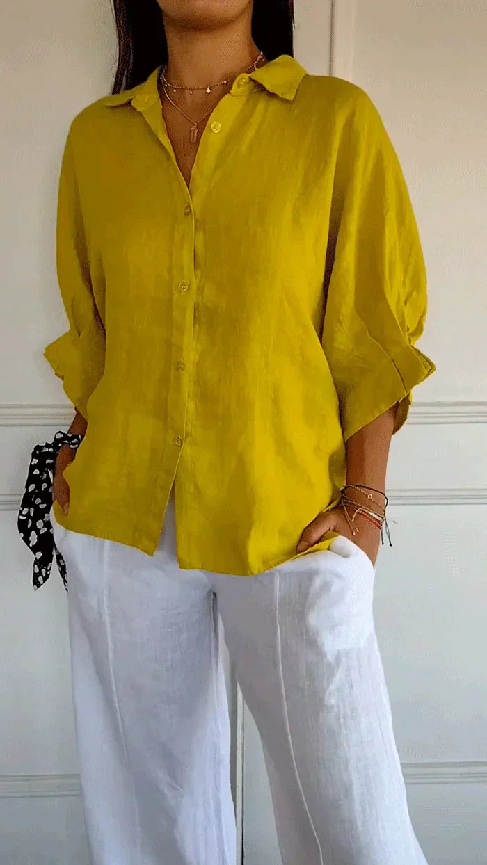 Olivia | Eternally Sophisticated Button-Up Blouse