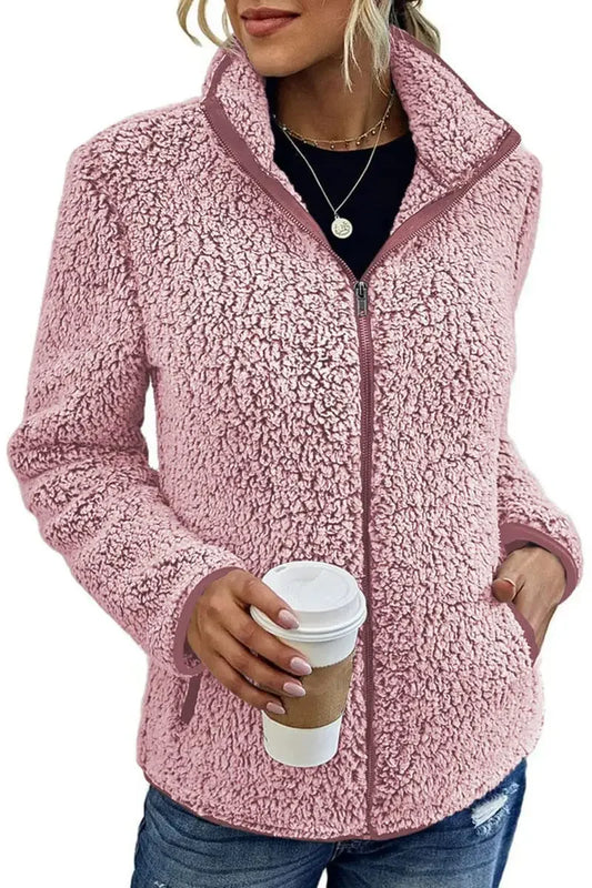 Audrey | Luxury Plush Full-Zip Coat