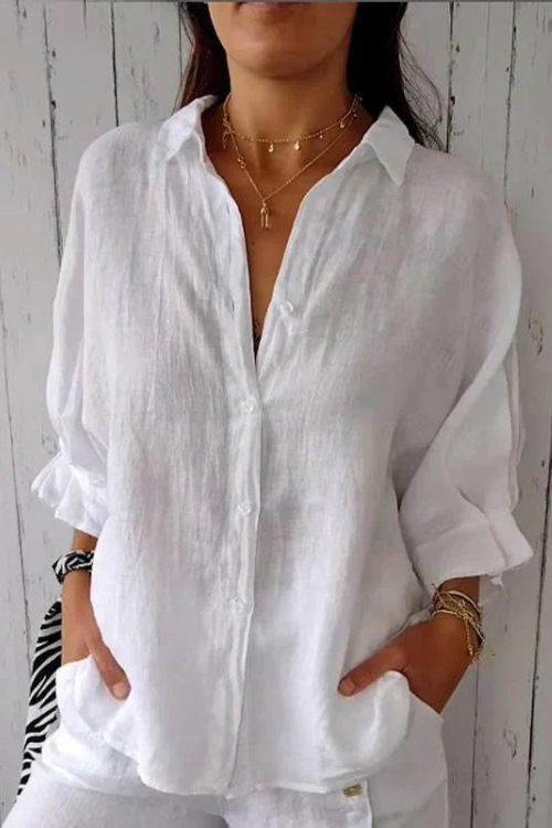 Olivia | Eternally Sophisticated Button-Up Blouse