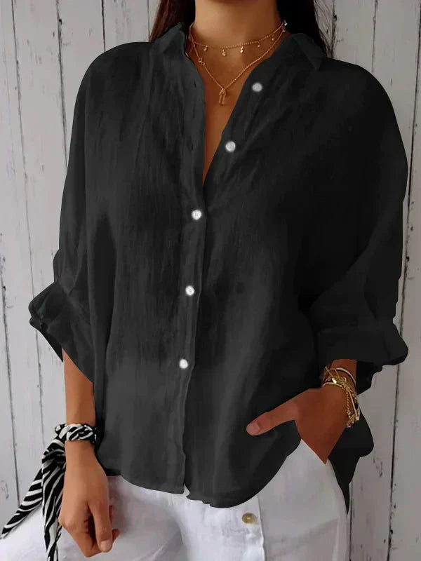 Olivia | Eternally Sophisticated Button-Up Blouse