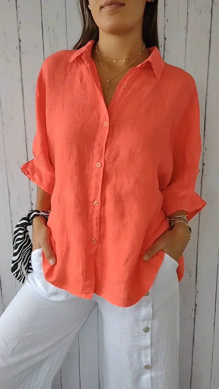 Olivia | Eternally Sophisticated Button-Up Blouse