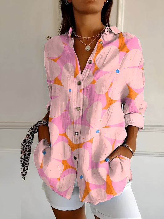 Lyra | Blossom Breeze Collared Top